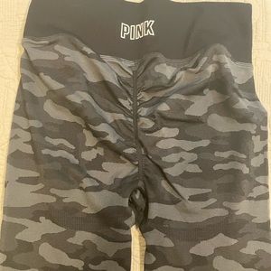 Pink Grey Camo Leggings